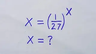 A nice math olympiad exponential problem | Olympiad mathematics  (x)=?