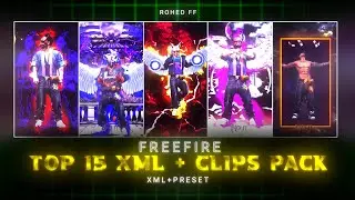 FREE FIRE TOP 15 XML CC + CLIPS | ( G - DRIVE ) 🔥| FREE FIRE CLIPS PACK | TOP 15 EMOTE CLIPS ⬇️ #ff