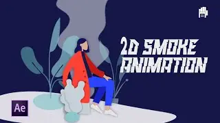 Easy 2D Smoke Animation in After Effects Tutorial | 2D Animation | Motion Graphics Gurukul