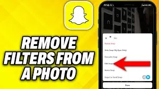 How To Remove Snapchat Filters from a Photo (2024)