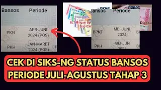 Cek Status Bansos PKH dan BPNT di SIKS NG untuk Periode Juli-Agustus 2024!