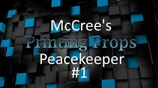 3d Printing Time Lapse - McCree's Peacekeeper - Barrel Top and Barrel Mid
