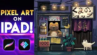 Pixelart on iPad [COMPLETE PROCREATE TUTORIAL] (+Pixaki)