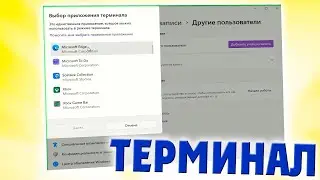 Как включить Режим терминала в Windows 11