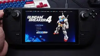 GUNDAM BREAKER 4 Gameplay On Steam Deck High Settings 60Fps