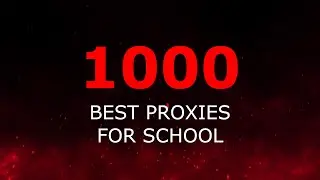 1000 Proxies for School Chromebooks WORKING