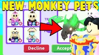 NEW Monkey Pets in Adopt Me!