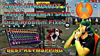 Phoenix os Keymapping Without Aimlock WASD Move - All Problem Solved #sunfacegaming #phoneixOS