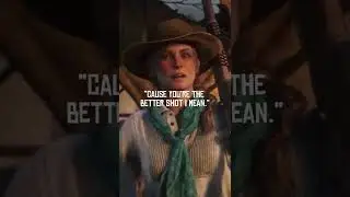 Even Sadie cares for Arthur in the end. | 