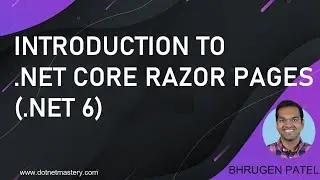 Learn Razor Pages in .NET Core (.NET6)