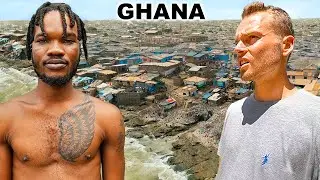 Inside Ghana's Biggest Slum (crazy neighborhood on African coast)