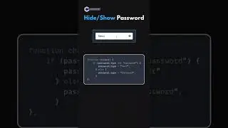 Show or Hide Password 