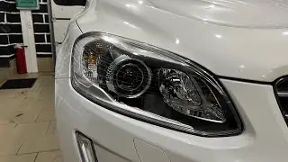 Volvo XC60 рестайлинг -  ремонт фар, восстановление  линз intellect