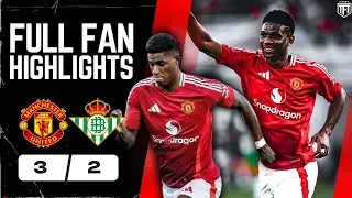 Amad MADNESS! Manchester United 3-2 Real Betis Highlights