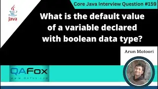 Default value of a variable declared with boolean data type(Core Java Interview Question #159)