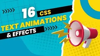 Top Text Animation & Effects Created With CSS