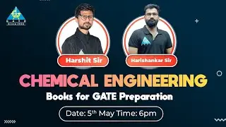 Books For GATE Preparation For Chemical Engineering | Harshit Sir & Harishankar Sir