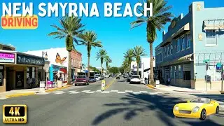 New Smyrna Beach Florida - Driving Throuhg New Smyrna Beach