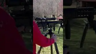FIRST TIME SHOOTING A RIFLE: I put him on my Mk12 Mod 1. Ya love to see it.