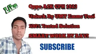 Oppo A1K CPH 1923 Unlock By UMT Emmc Tool 100% Tested Solution SMART WORK BY RAVI 2020