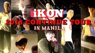 iKON NOTICED US!!! 😭❤️ 2018 CONTINUE TOUR IN MANILA with SOUNDCHECK and SEND OFF!