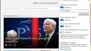 Przycisk strony głównej  i pasek ulubionych  w Microsoft Edge  Windows 10