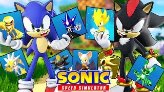 Sonic and Shadow Unlock EVERY SKIN in Sonic Speed Simulator!