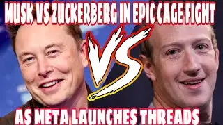 Elon Musk and Mark Zuckerberg News #meta #tweeter #musk #markzuckerberg