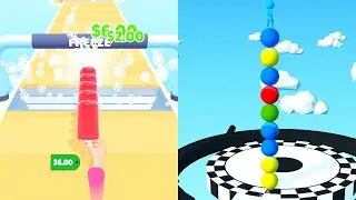 Popsicle Stack VS Stack Rider All Big Update Walk through Android, iOS Mobile Game play