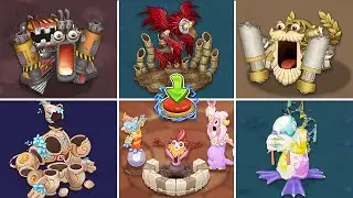 All Power Up/Down Animations - All Wubbox, Rare Wublins, Adult Celestials (My Singing Monsters)