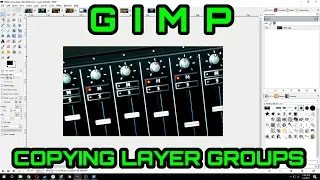 How to Copy Layer Groups in the GIMP