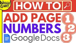 Page numbers   Google Docs