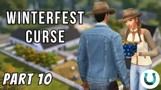 Sims 4 horse ranch lets play Part 10! (Winterfest curse)