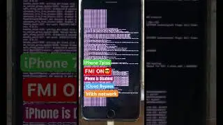 iPhone 7Plus passcode Disable ICloud Bypass With network