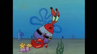 Mr.Krabs walking like a normal person
