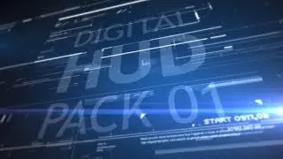 Digital HUD Pack 01 After Effects Project