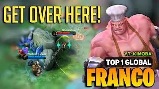 Franco Best Build 2023 [ Franco Top 1 Global Gameplay ] By YT: KIMOBA- Mobile Legends