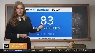 Partly cloudy and warm; humidity moves in, but no chances of rain