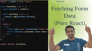 How to Fetch Form Data in React?      