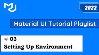 Material UI Creating React Application | Material UI 5 Tutorial | Creating A New React App #2