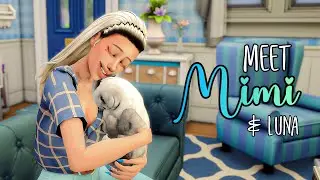 Meet Mimi & Luna 🩵 | The Sims 4 | Gameplay | Cozy Aesthetics