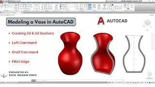 Modeling a Vase in AutoCAD | Creating 2D & 3D Sections in AutoCAD | AutoCAD Loft Command | CADable