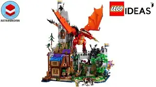 LEGO Ideas 21348 Dungeons & Dragons: Red Dragons Tale Speed Build Review