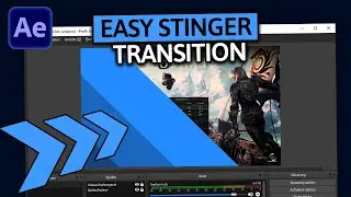 Stinger Transition erstellen für Twitch | After Effects Tutorial