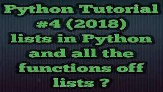 Lists In Python Code With Easy Explanation