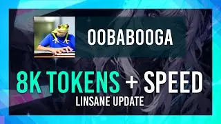 LESS VRAM, 8K+ Tokens & HUGE SPEED INCRASE | ExLlama for Oobabooga