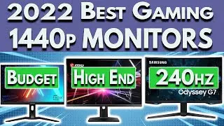 Best 1440p Gaming Monitor 2022 - Budget, Midrange, 240Hz & Ultrawide 1440p Gaming Monitors