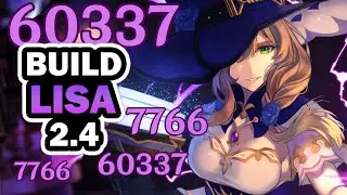 ⚡💖LA MEJOR GUIA Y BUILD COMPLETA: LISA DPS | GENSHIN IMPACT 2.4 |