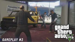 FRANKLIN CRASH SIMEON SHOROOM || GTA V GAMPLAY #2
