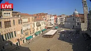 🔴 Venezia Italia Live Webcam - Campo Santa Maria Formosa Venice - Stream from Ruzzini Palace Hotel